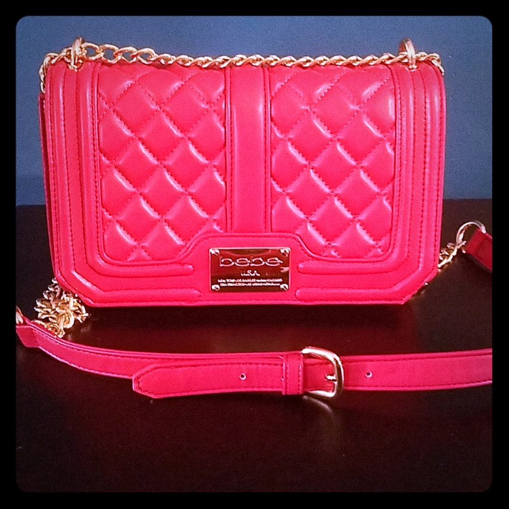 Bebe quilted crossbody bag
